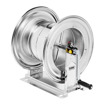 Elmag Manueller Schlauchaufroller Edelstahl Serie 430 74340/20, Max. 130°c Bis 100 Bar Elmag Manueller Schlauchaufroller Edelstahl Serie 430 74340/20, Max. 130°c Bis 100 Bar