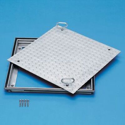 Zarges Schachtabdeckung Edelstahl V2a, B 600 X T 600mm, Bauhöhe 62,5mm Zarges Schachtabdeckung Edelstahl V2a, B 600 X T 600mm, Bauhöhe 62,5mm
