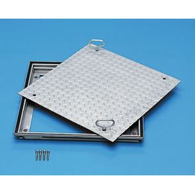 Zarges Schachtabdeckung Stahl Verzinkt, B 600 X T 400mm, Bauhöhe 62,5mm Zarges Schachtabdeckung Stahl Verzinkt, B 600 X T 400mm, Bauhöhe 62,5mm