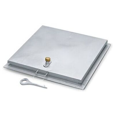 Zarges Brunnenabdeckung, B 1.000xt 1.000mm, Stahl Feuerv., Gummidichtung Zarges Brunnenabdeckung, B 1.000xt 1.000mm, Stahl Feuerv., Gummidichtung