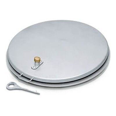 Zarges Brunnenabdeckung, Ø 625mm, Stahl Feuerv., Gummidichtung Zarges Brunnenabdeckung, Ø 625mm, Stahl Feuerv., Gummidichtung