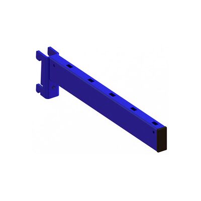 Meta Kragarm Vierkant 500x70x30mm 430kg Enzianblau Ral 5010 Kf.Besch. Kunststoffkappe Meta Kragarm Vierkant 500x70x30mm 430kg Enzianblau Ral 5010 Kf.Besch. Kunststoffkappe