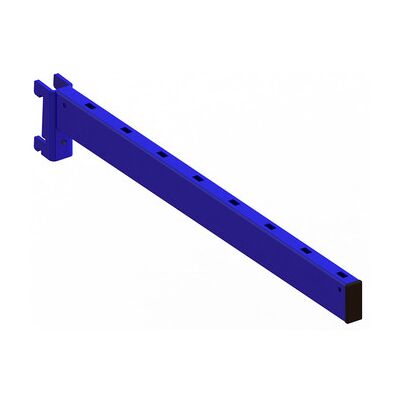 Meta Kragarm Vierkant 800x70x30mm 250kg Enzianblau Ral 5010 Kf.Besch. Kunststoffkappe Meta Kragarm Vierkant 800x70x30mm 250kg Enzianblau Ral 5010 Kf.Besch. Kunststoffkappe