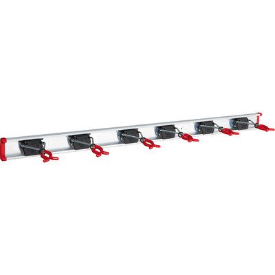Bruns Gerätehalter - 6 Halter, 1m Schiene Bruns Gerätehalter - 6 Halter, 1m Schiene