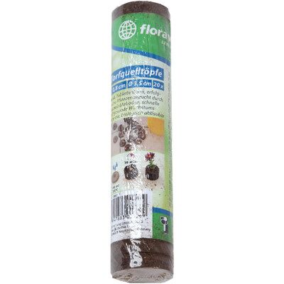 Floraworld Torfquelltöpfe, 3,6 Cm, 20 Stück Floraworld Torfquelltöpfe, 3,6 Cm, 20 Stück