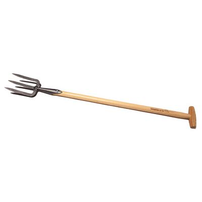 Krumpholz Handgabel mit Eschen-T-Stiel - Gartenhandwerkzeug Krumpholz Handgabel mit Eschen-T-Stiel - Gartenhandwerkzeug