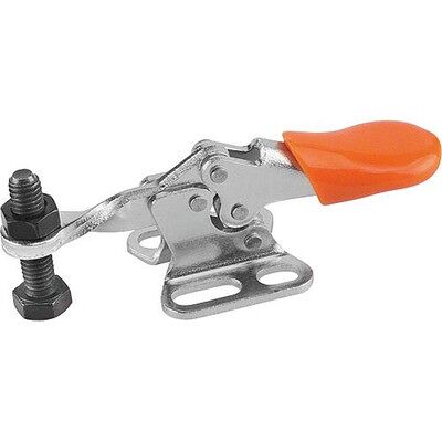 Kipp Schnellspanner, Fuß Waagrecht, Mini, F1=500, Feste Andruckspindel M05x20, Stahl Verzinkt Und Passiviert, Kipp Schnellspanner, Fuß Waagrecht, Mini, F1=500, Feste Andruckspindel M05x20, Stahl Verzinkt Und Passiviert,