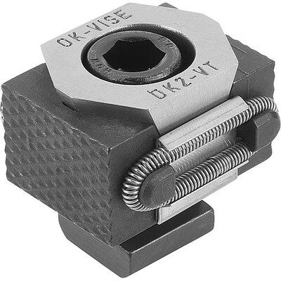 Kipp Keilspanner Geriffelt, B=56 Für T-Nut G=18, Werkzeugstahl Gehärtet, Komp:Werkzeugstahl Gehärtet Und Brüniert Kipp Keilspanner Geriffelt, B=56 Für T-Nut G=18, Werkzeugstahl Gehärtet, Komp:Werkzeugstahl Gehärtet Und Brüniert