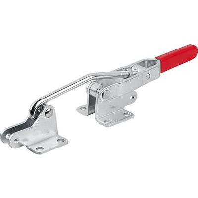 Kipp Hakenspanner L=287,5 Stahl, Mit Gegenhalter, Rot Kipp Hakenspanner L=287,5 Stahl, Mit Gegenhalter, Rot