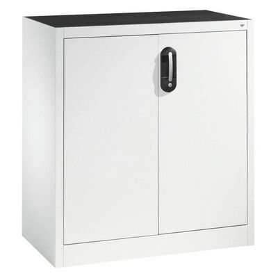 C+p Werkzeugschrank Stahl Mit Flügeltüren, 1 Boden, H1000xb930xt500mm, Grau C+p Werkzeugschrank Stahl Mit Flügeltüren, 1 Boden, H1000xb930xt500mm, Grau