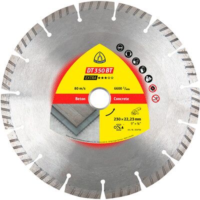 Klingspor Dt 350 Bt - Hochgeschwindigkeits Betonsägeblatt Klingspor Dt 350 Bt - Hochgeschwindigkeits Betonsägeblatt