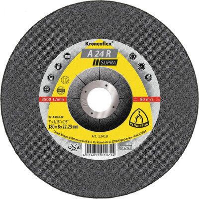 Klingspor 180mm Stahl Schleifschijf - Hohe Schleifleistung Klingspor 180mm Stahl Schleifschijf - Hohe Schleifleistung