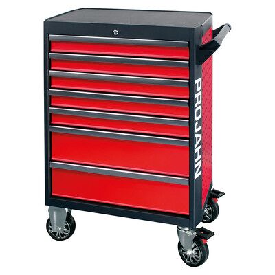 Projahn Werkstattwagen Galaxy mit 7 Schubfächern rot/anthrazit Projahn Werkstattwagen Galaxy mit 7 Schubfächern rot/anthrazit