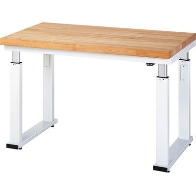 RAU Elektrischer Arbeitstisch - Höhenverstellbar, 600kg, Buche - Arbeitsplatz RAU Elektrischer Arbeitstisch - Höhenverstellbar, 600kg, Buche - Arbeitsplatz