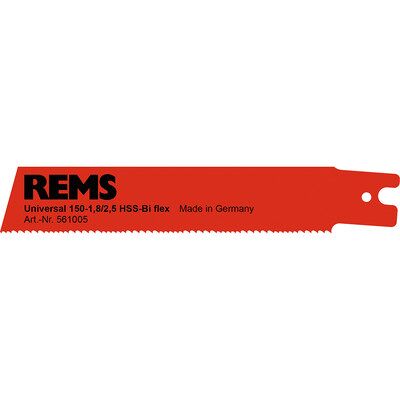 Rems Säbelsägeblatt 150-1,8/2,5, Universal, 5er-Pack 561005 R05 Rems Säbelsägeblatt 150-1,8/2,5, Universal, 5er-Pack 561005 R05