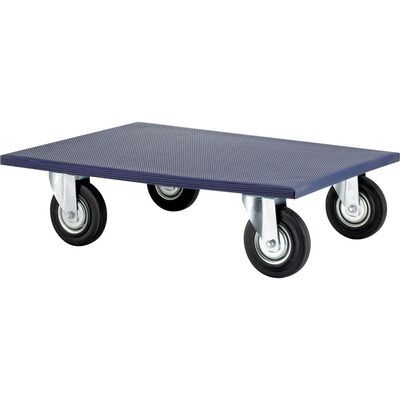 Nobrand Möbelroller 600x300mm, 300kg, Vollgummiräder Ø100mm Nobrand Möbelroller 600x300mm, 300kg, Vollgummiräder Ø100mm
