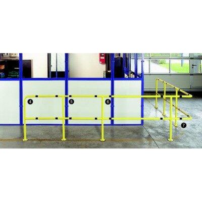 Tts Schutzgeländer Mittelstück, 1000x500mm, Ral1018, Gelb Tts Schutzgeländer Mittelstück, 1000x500mm, Ral1018, Gelb