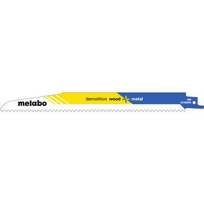 Metabo Säbelsägeblätter Set - 225mm, 1,6mm, 6 TPI Metabo Säbelsägeblätter Set - 225mm, 1,6mm, 6 TPI
