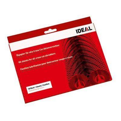 Ideal Ölpapier 9000631 Für Aktenvernichter 18 Blatt/packung Ideal Ölpapier 9000631 Für Aktenvernichter 18 Blatt/packung