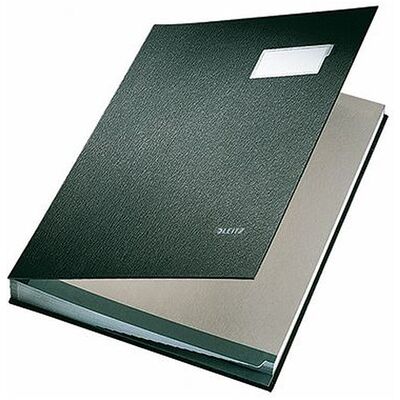 Leitz Unterschriftsmappe 57000095 Din A4 20 Fächer Graupappe Schwarz Leitz Unterschriftsmappe 57000095 Din A4 20 Fächer Graupappe Schwarz