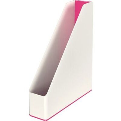 Leitz Stehsammler Wow 53621023 Din A4 Polystyrol Weiß/pink Leitz Stehsammler Wow 53621023 Din A4 Polystyrol Weiß/pink