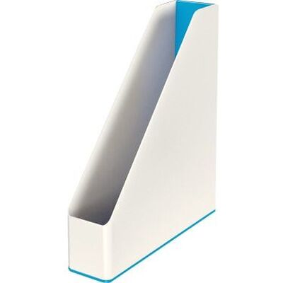Leitz Stehsammler Wow 53621036 Din A4 Polystyrol Weiß/blau Leitz Stehsammler Wow 53621036 Din A4 Polystyrol Weiß/blau