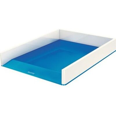 Leitz Briefkorb Wow 53611036 Din A4 Polystyrol Weiß/blau Leitz Briefkorb Wow 53611036 Din A4 Polystyrol Weiß/blau