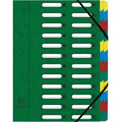 Exacompta Ordnungsmappe Harmonika 55243e Din A4 24fächer Grün Exacompta Ordnungsmappe Harmonika 55243e Din A4 24fächer Grün