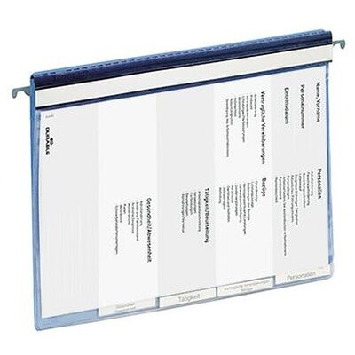 Durable Personalhefter Din A4 255406 5fach Unterteilung Blau Durable Personalhefter Din A4 255406 5fach Unterteilung Blau
