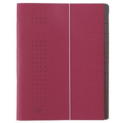 Elba Ordnungsmappe Chic 400001990 Din A4 12fächer Karton Bordeaux Elba Ordnungsmappe Chic 400001990 Din A4 12fächer Karton Bordeaux