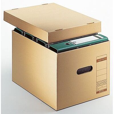 Leitz Archivbox 60810000 Din A4 Max. 7 Ordner Pappe Natronbraun Leitz Archivbox 60810000 Din A4 Max. 7 Ordner Pappe Natronbraun
