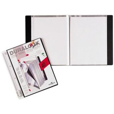 Durable Sichtbuch Duralook Plus, A4, 9mm, Schwarz, Mit 10 Sichthüllen, 243101 Durable Sichtbuch Duralook Plus, A4, 9mm, Schwarz, Mit 10 Sichthüllen, 243101
