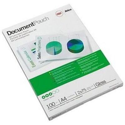 Gbc Folientaschen Pouches, A4, 2x 75µm, Pck=100 Stück, 3740400, Glänzend Gbc Folientaschen Pouches, A4, 2x 75µm, Pck=100 Stück, 3740400, Glänzend