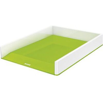 Leitz Briefkorb Wow Duo Color, A4, Weiß-Grün, 53611054 Leitz Briefkorb Wow Duo Color, A4, Weiß-Grün, 53611054