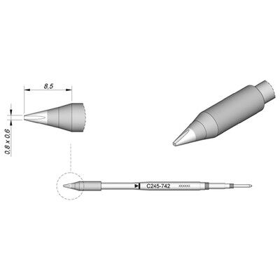 JBC Tools C245742 Lötspitze JBC Tools C245742 Lötspitze