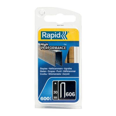 Rapid Klammern 606/30mm Stahl (Verzinkt, Geharzt) 600er Pack, 40109532 Rapid Klammern 606/30mm Stahl (Verzinkt, Geharzt) 600er Pack, 40109532