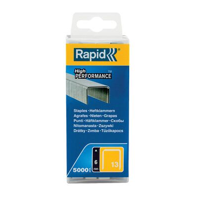 Rapid Klammern 13/ 6mm Stahl (Verzinkt) 5.000er Pack, 40303079 Rapid Klammern 13/ 6mm Stahl (Verzinkt) 5.000er Pack, 40303079