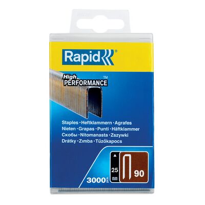 Rapid Klammern 90/25mm Stahl (Verzinkt, Geharzt) 3.000er Pack, 5000124 Rapid Klammern 90/25mm Stahl (Verzinkt, Geharzt) 3.000er Pack, 5000124