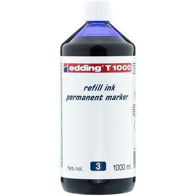 Edding T 1000 Nachfülltinte Permanentmarker Blau Edding T 1000 Nachfülltinte Permanentmarker Blau