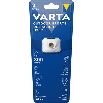 Varta Stirnlampe H30R - Leichtes Wiederaufladbares Stirnlicht Varta Stirnlampe H30R - Leichtes Wiederaufladbares Stirnlicht