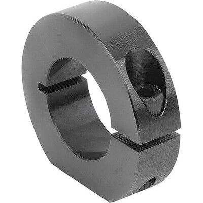 Kipp Klemmring Mit Auflagefläche Innen Geschlitzt, D1=32, D2=58, B=15, Stahl 1.0503 Brüniert Kipp Klemmring Mit Auflagefläche Innen Geschlitzt, D1=32, D2=58, B=15, Stahl 1.0503 Brüniert