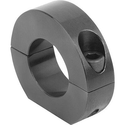 Kipp Klemmring Mit Auflagefläche, Geteilt, D1=32, D2=58, B=15, Stahl 1.0503 Brüniert Kipp Klemmring Mit Auflagefläche, Geteilt, D1=32, D2=58, B=15, Stahl 1.0503 Brüniert