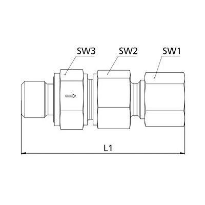 Riegler Rückschlagvent., G1/2a., Rohr-Aø 14mm, Pn Max. 400, Stahl Verz. (Rsv1214sst) Riegler Rückschlagvent., G1/2a., Rohr-Aø 14mm, Pn Max. 400, Stahl Verz. (Rsv1214sst)