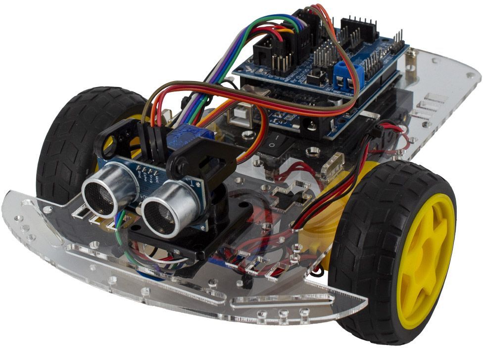 your droid Bausatz 2WD Roboter Smart Car Arduino Kit