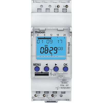 Digitalschaltuhr Theben TR 612 top 3, 24 Std./7 Tage Digitalschaltuhr Theben TR 612 top 3, 24 Std./7 Tage