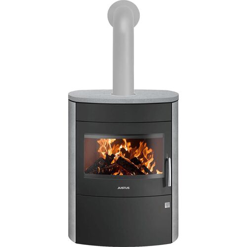 Kaminofen Justus Agero 2.0, Speckstein / Stahl schwarz, 7 kW - 5491 23