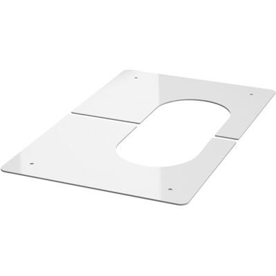 BOSCH Abdeckblende, 2-teilig, weiß - Ø 125 mm - 7738112725 BOSCH Abdeckblende, 2-teilig, weiß - Ø 125 mm - 7738112725