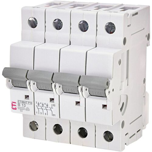 ETI Leitungsschutzschalter ETIMAT P10 3-polig + N, 10kA, B13, REG