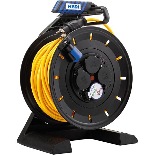 HEDI Vollkunststoff-Kabeltrommel Generation 7 Champion Panzerkabel H07BQ-F 3G2,5 - 40 m Kabel