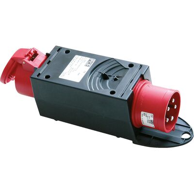 PCE Reduzierungs-Adapter 1x CEE Stecker 32A, 5-polig + 1x CEE Steckdose 16A, 5-polig PCE Reduzierungs-Adapter 1x CEE Stecker 32A, 5-polig + 1x CEE Steckdose 16A, 5-polig